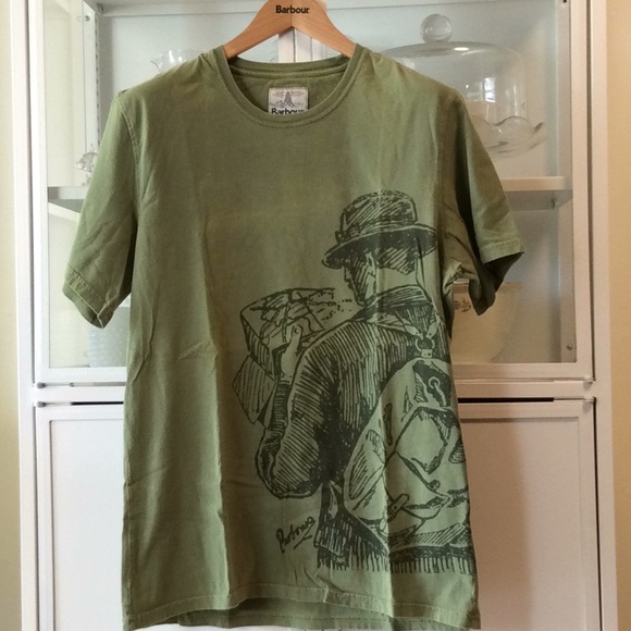 Barbour Other - Barbour Stonewashed Green T-Shirt